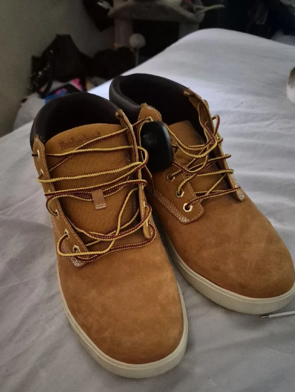 Timberland Groveton Chukka Wheat Nubuck Leather Boots